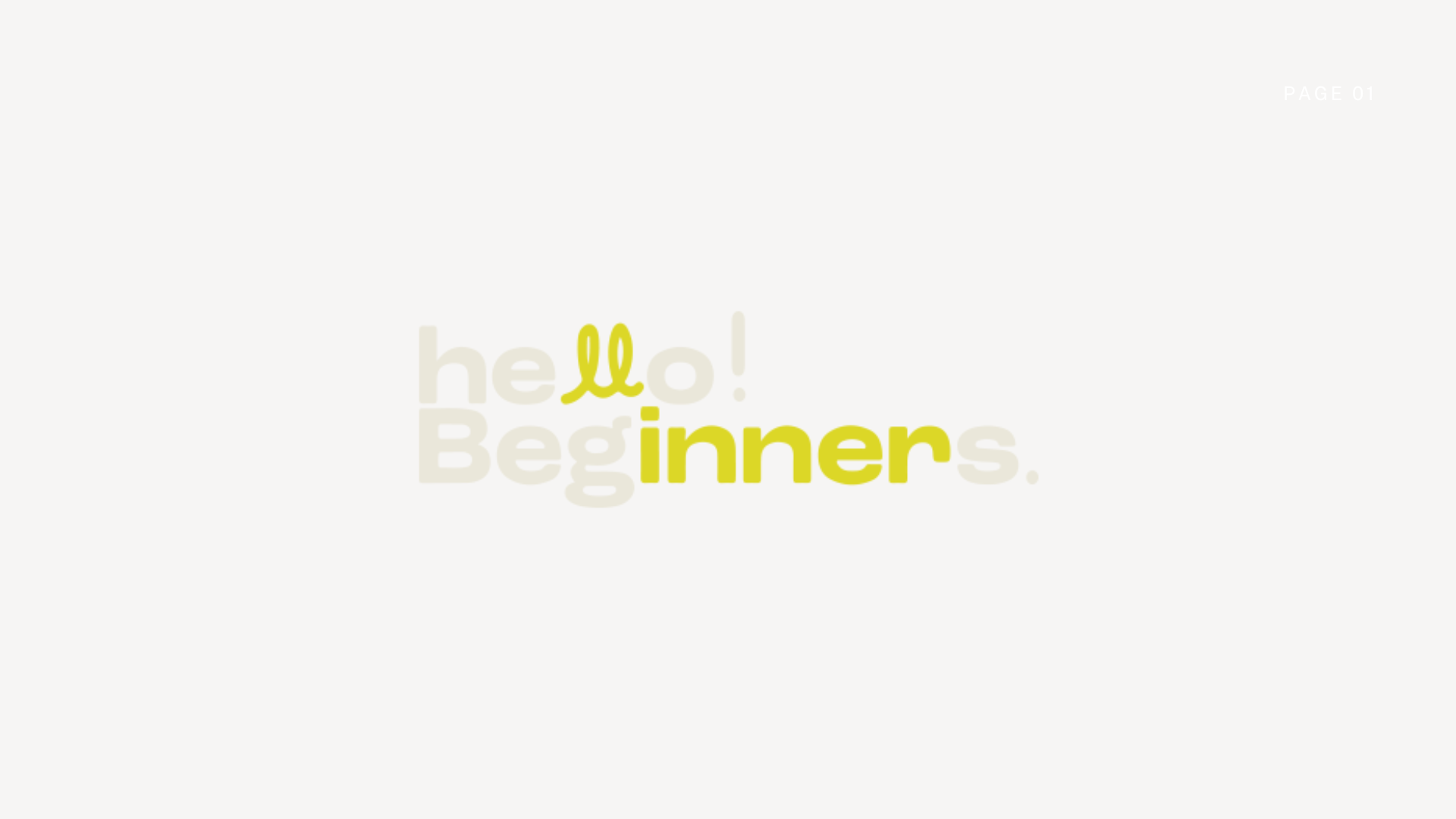 Logotipo de Hello beginners