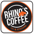 Logotipo de Rhino's Coffee Gold Macroplaza