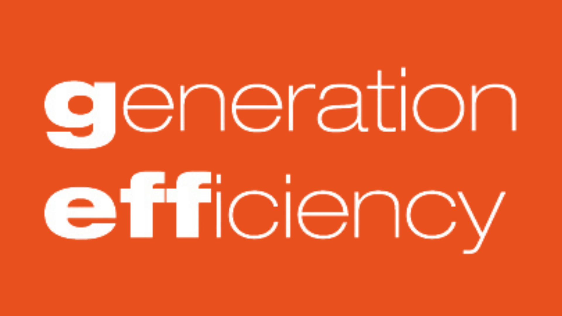 Logotipo de Generation Efficiency