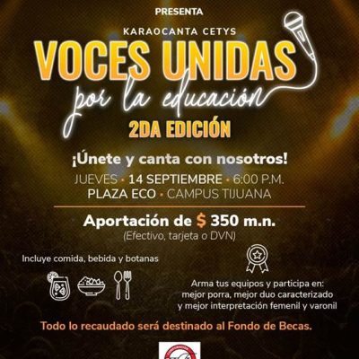 KARAOCANTA Voces Unidas por la Educación 2da Edición