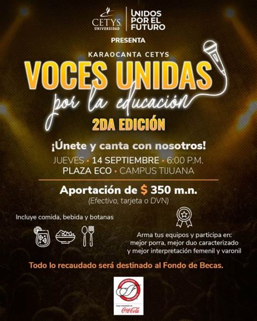 KARAOCANTA Voces Unidas por la Educación 2da Edición