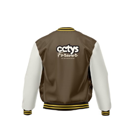 Chamarra Varsity Café CETYS Forever - Imagen 2