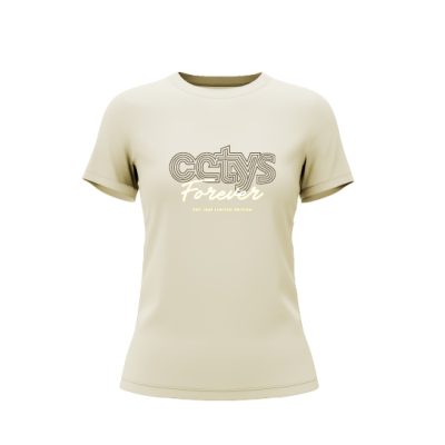 Playera Conmemorativa Dama CETYS Forever Color Tan