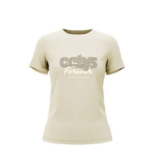 Playera Conmemorativa Dama CETYS Forever Color Tan