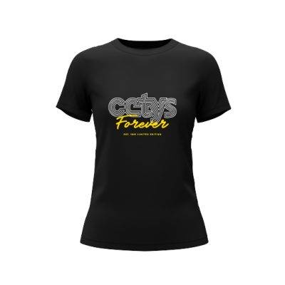 Playera Conmemorativa Dama CETYS Forever Color Negra