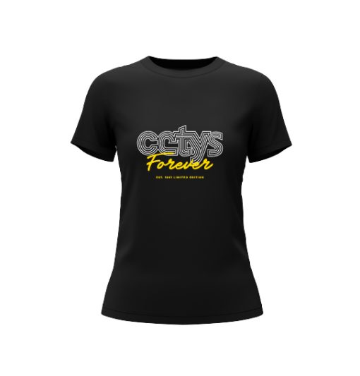 Playera Conmemorativa Dama CETYS Forever Color Negra