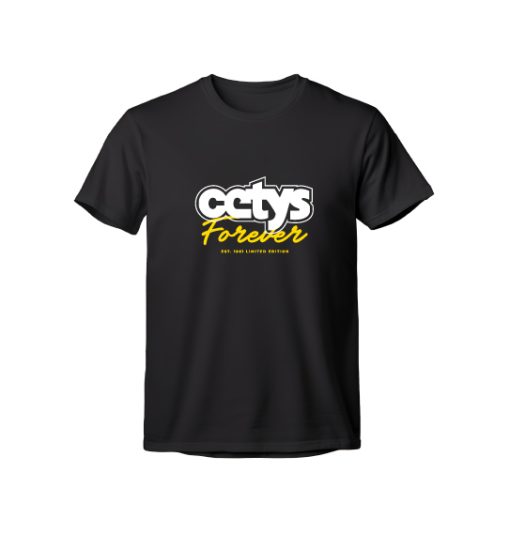 Playera Varsity Caballero CETYS Forever Color Negra