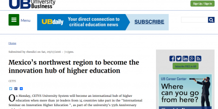 Mexico’s northwest region to become the innovation hub of higher education