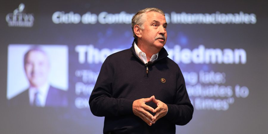 «Success in the future will be of those who can adapt to change»: Thomas Friedman.