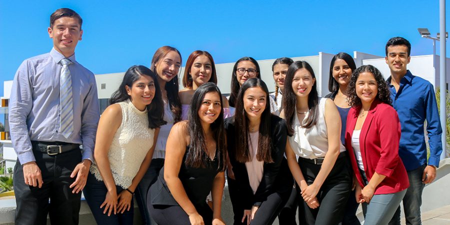 Student leaders from CETYS Ensenada participating in the UN social equality project