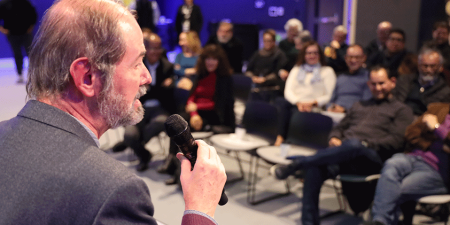 Juan Villoro was invited by CETYS, UCSD, and the Consulate General of Mexico in San Diego, to present a lecture based on his book