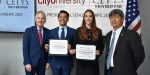 José Helio and Marisela, winners of the “CETYS-CITYU Presidential Scholarships 2023” for Dual Degree studies in the US