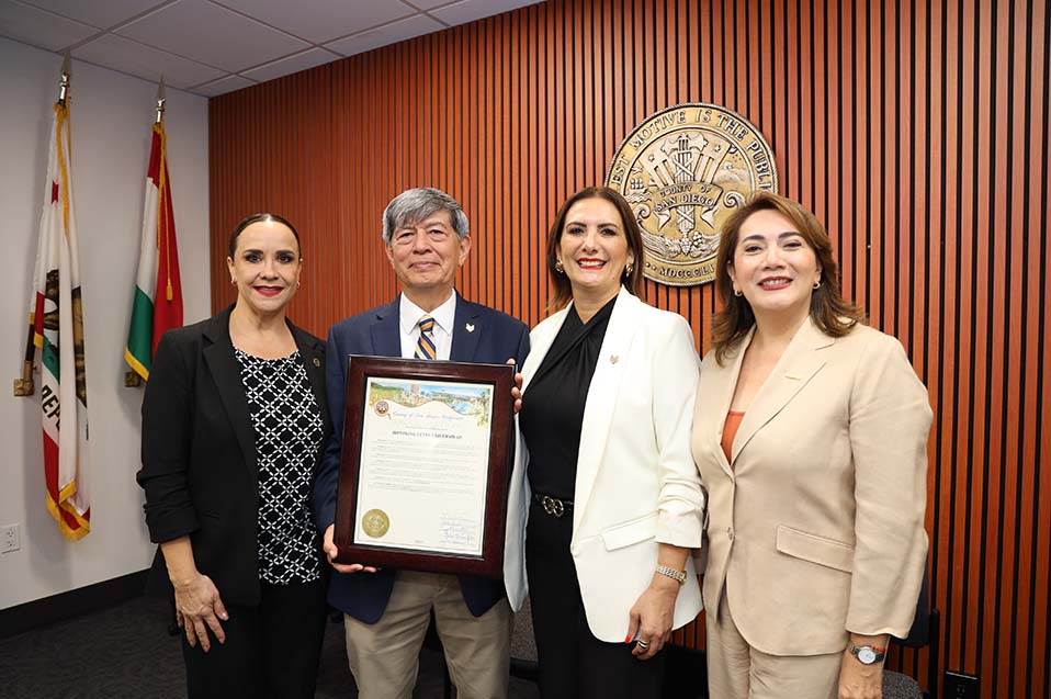Baja’s CETYS University receives historic Proclamation from San Diego County Board of Supervisors