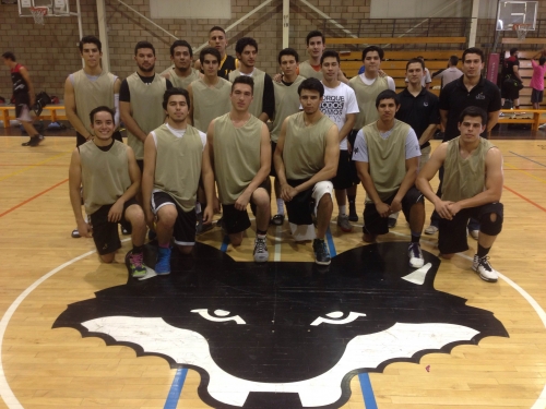 Campeones del cuadrangular de básquet