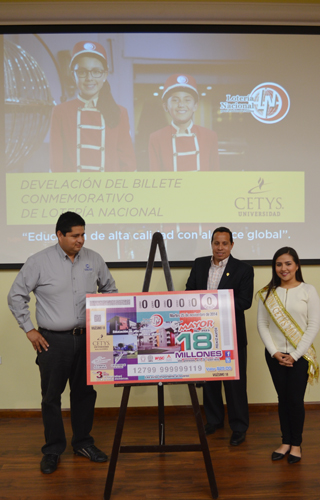 CETYS en la Lotería Nacional