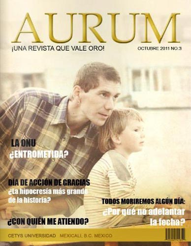 Revista Aurum, proyecto editorial prometedor