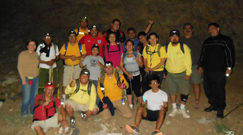 Realizan ascenso nocturno a la Rumorosa