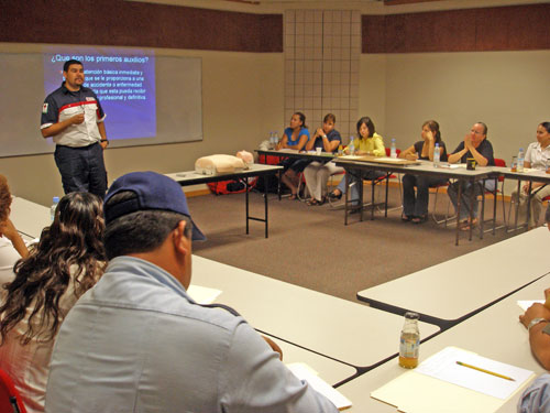 Imparten Curso de Primeros Auxilios