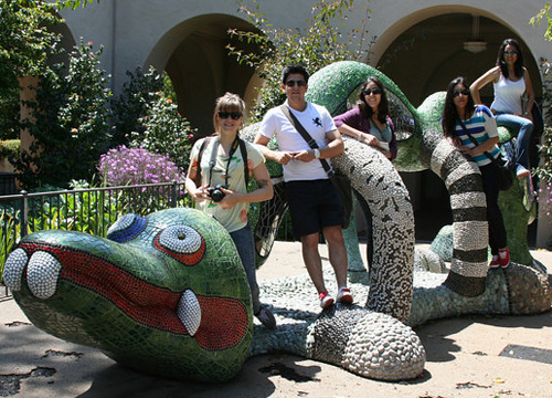Visitan Balboa Park