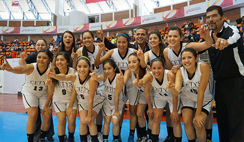Son campeonas en básquetbol