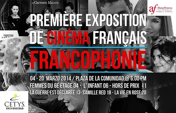 Muestran cine francés en campus