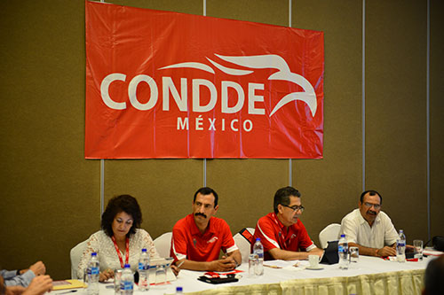 Participa en reunión del CONDDE