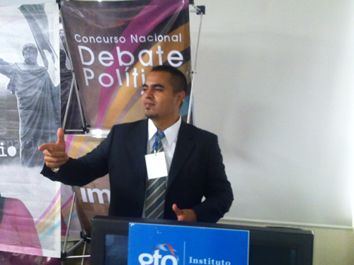Gana 3er. lugar en Debate Nacional