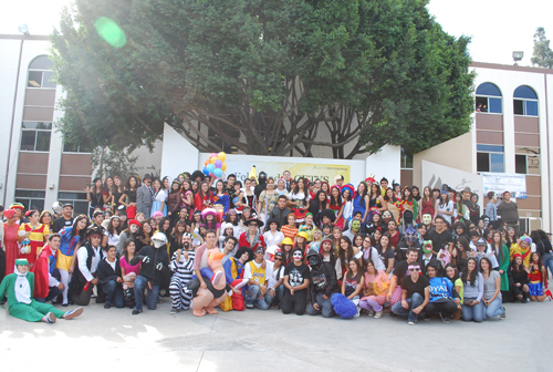 Disfrazados en Halloween