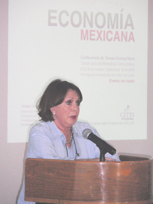 Ofrecen Conferencia sobre Economía Mexicana