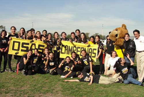 Osas Tricampeonas en Futbol Flag