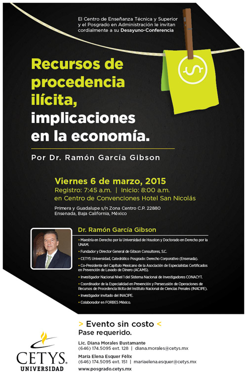 Conferencia sobre recursos de procedencia ilícita