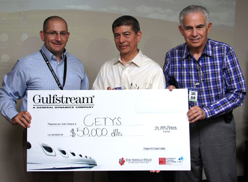 Entrega Gulfstream donativo al CETYS