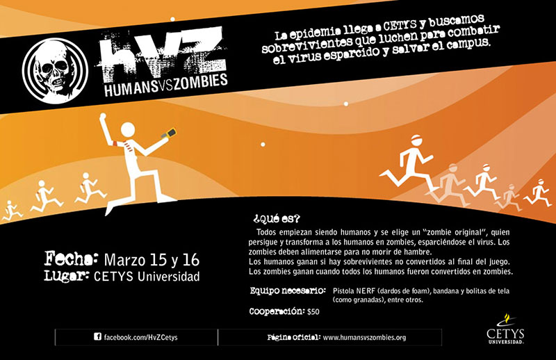 Humans vs. Zombies, ¿estás listo?