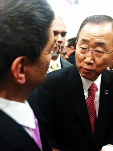 Rector participa en Foro de las Naciones Unidas