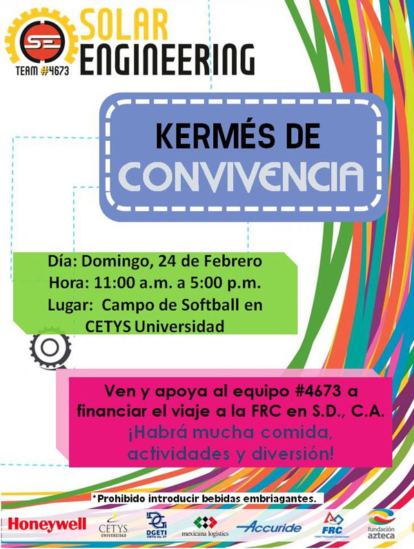 Solar Engineering convoca a kermés