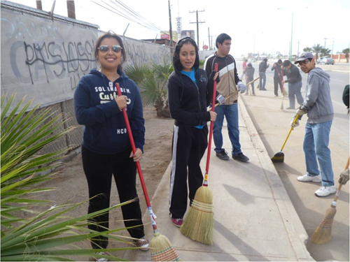 Participan en el mejoramiento urbano