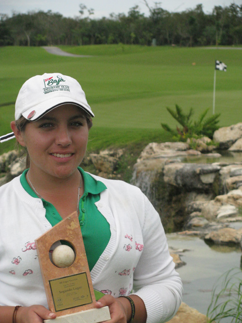 Subcampeona Nacional en Golf Juvenil