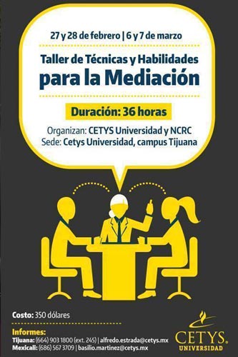 CETYS invita a taller de mediación