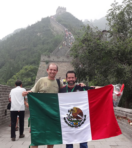 Vive encuentro fortuito en China