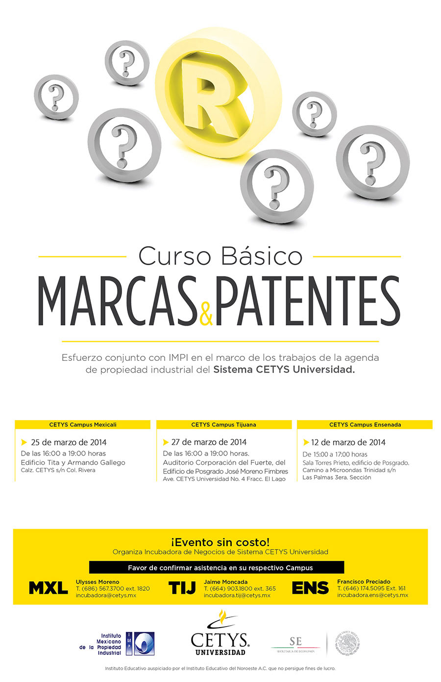 Aprende sobre marcas y patentes