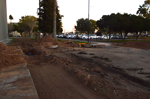 Continúan obras en Campus