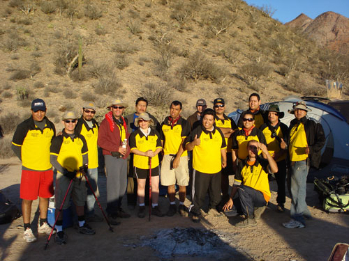 Recorren Caminantes la XXI Travesía Baja 100