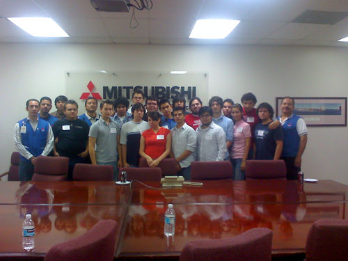 Alumnos de ICE Visitan Mitsubishi