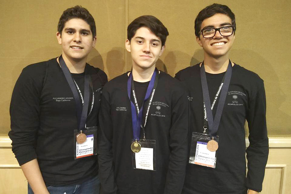 Ganan oro y bronce en Olimpiada Nacional de Matemáticas
