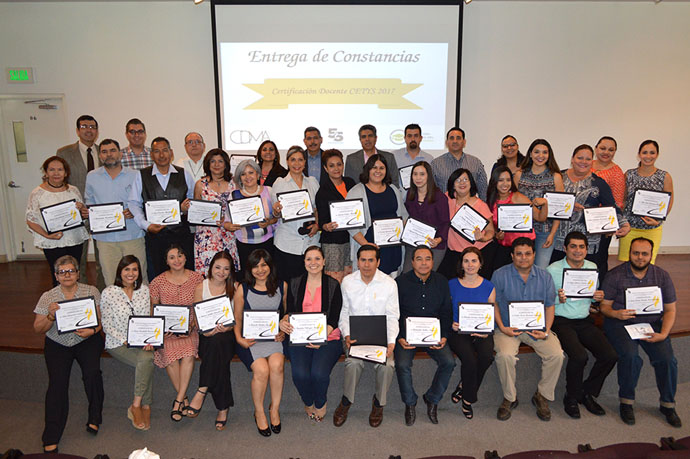 Obtienen Certificación Docente 50 profesores en CETYS