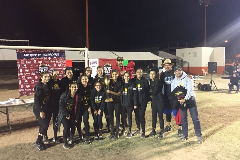 Zorros Femenil, listas para las Estatales de Futbol Bandera