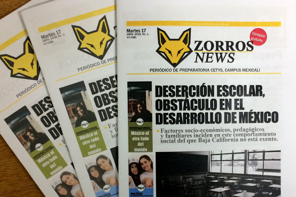 Presentan primer número de “Zorros News”