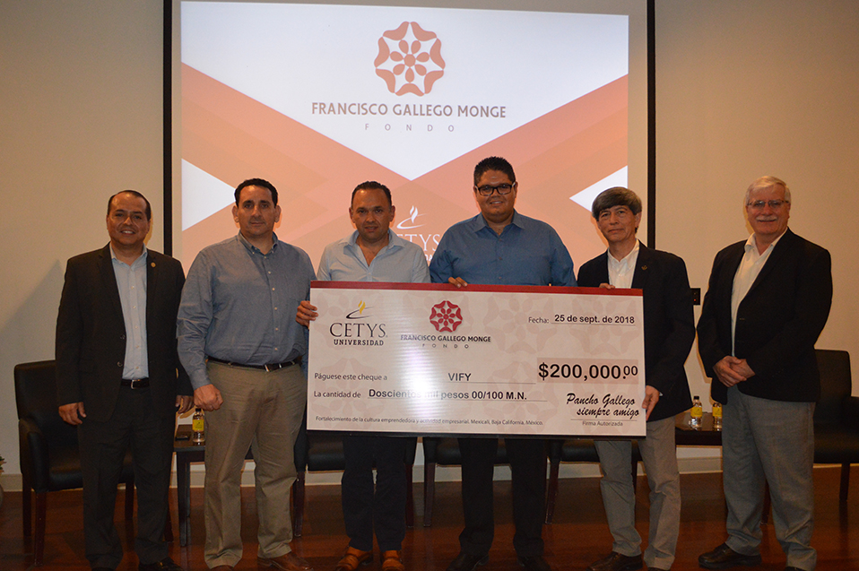 Empresa Vify ganadora de Fondo “Francisco Gallego Monge”