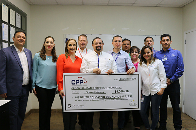 Empresa CPP reafirma compromiso con la educación CETYS