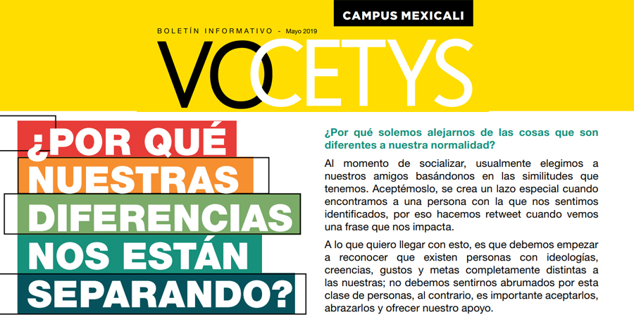 VoCETYS Quincenal – Campus Mexicali | Mayo-2019